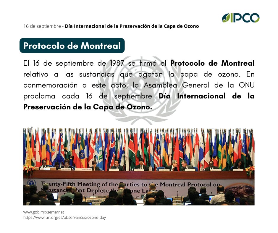 ImplanColima's tweet photo. Hoy celebramos el #DíaInternacionaldelaPreservacióndelaCapadeOzono entérate de qué se trata 👇🏼 https://t.co/WfXBKkOfwa