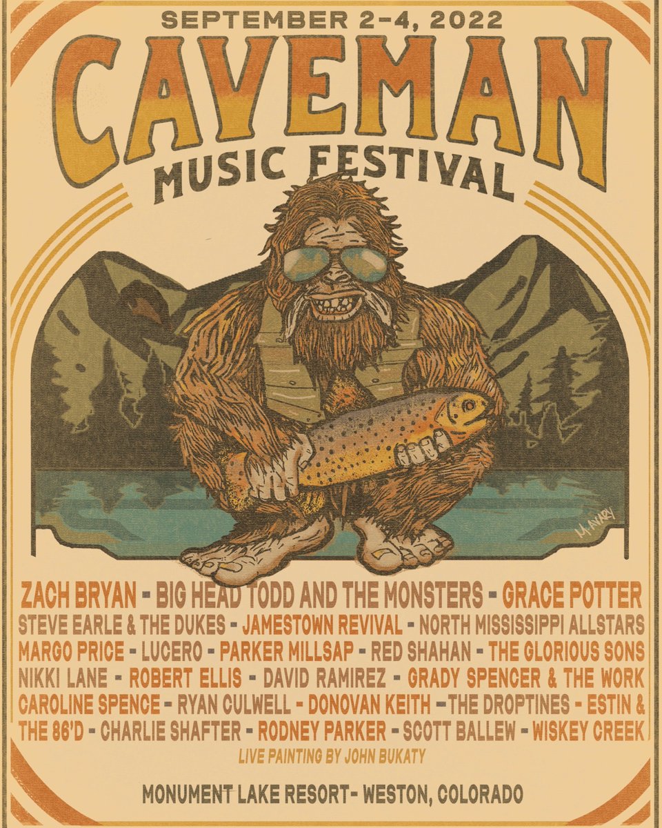 We will still be playing at the Caveman Festival in Weston, CO this Friday, hope to see some amigos there!