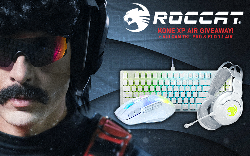 DrDisrespect's tweet image. Just because I'm feelin so damn good this morning...we're going to do a @ROCCAT giveaway. 

Get involved and enter: bit.ly/3Q0ArMo