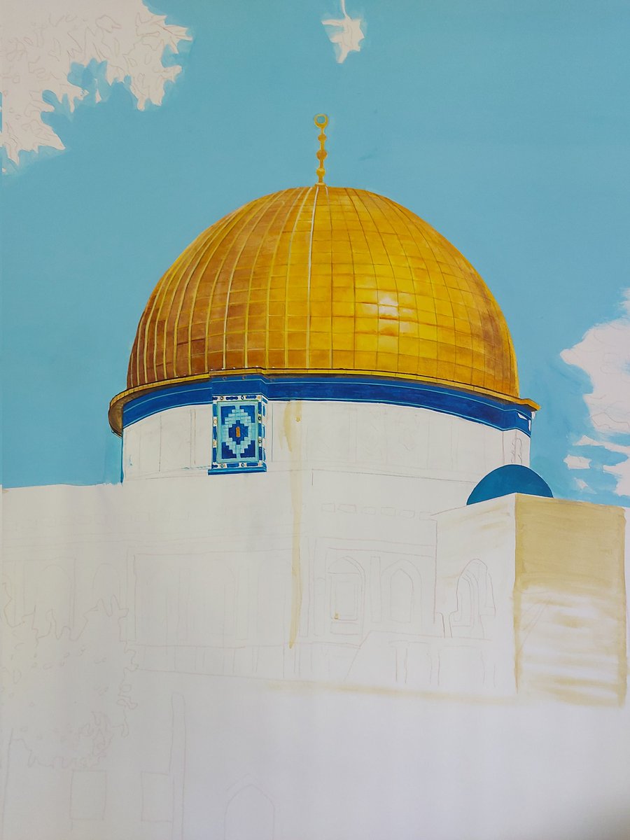 Forced myself to paint again. Here's where I left off: