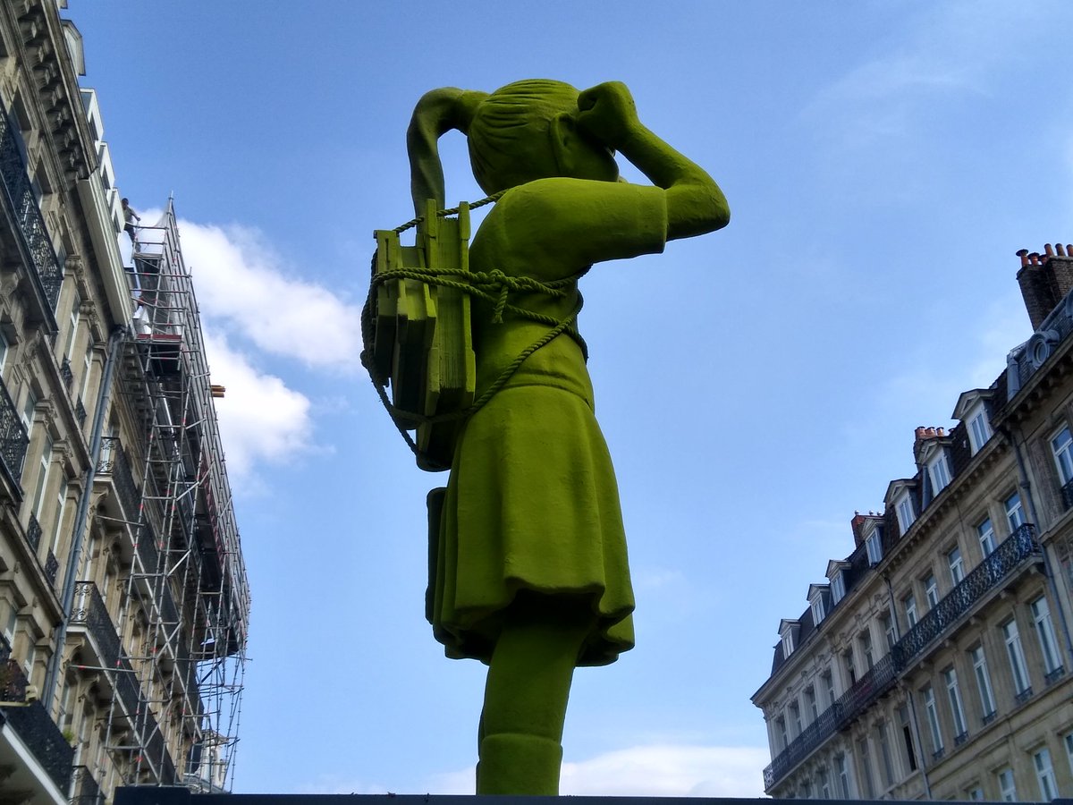 Loving Kim Simonsson's Moss People in the centre of Lille