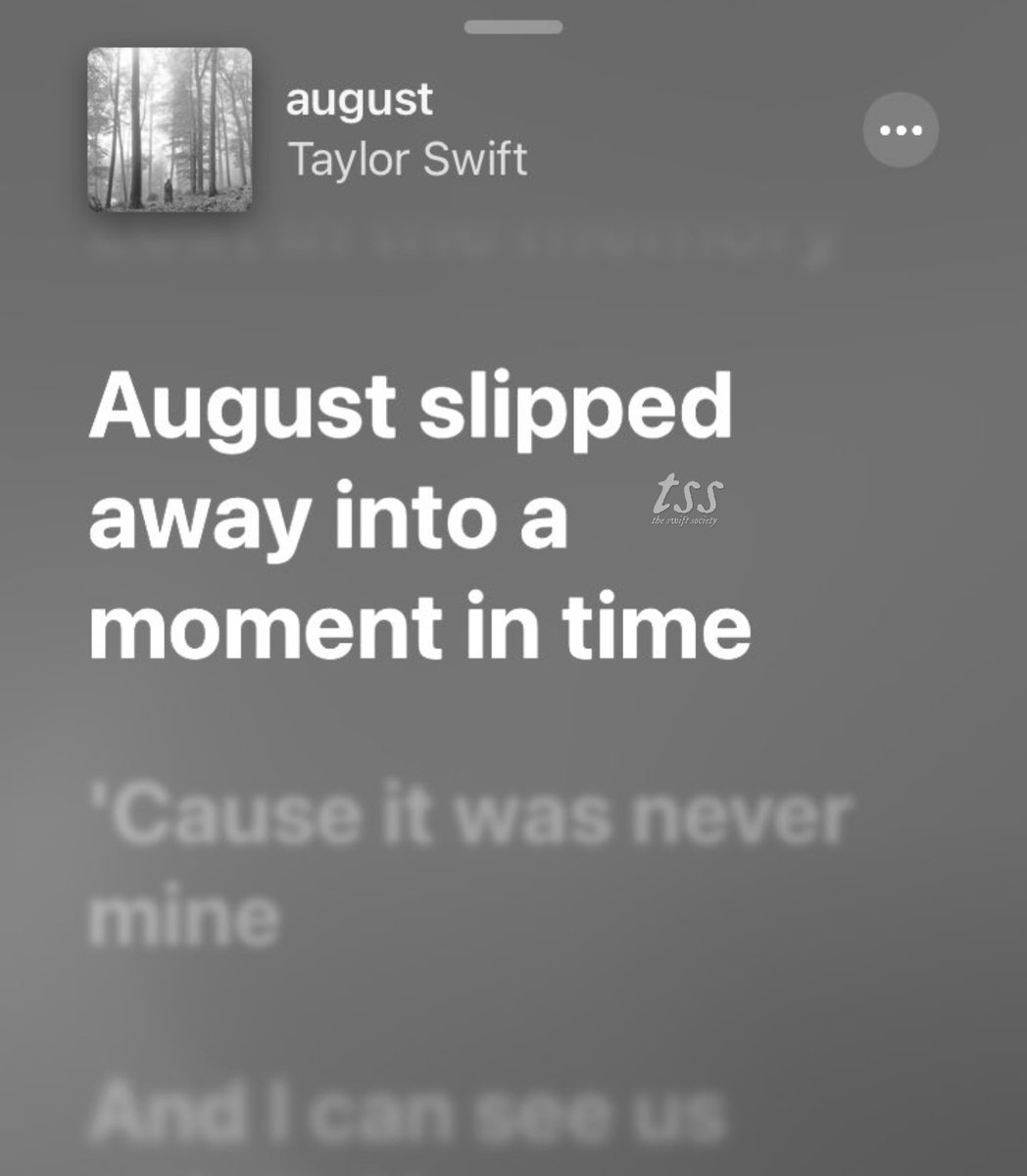 TheSwiftSociety's tweet photo. How we move from August to September 🥺 https://t.co/4MxcLmYqp3