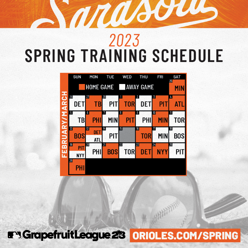 Baltimore Orioles Spring Training Gift Guide