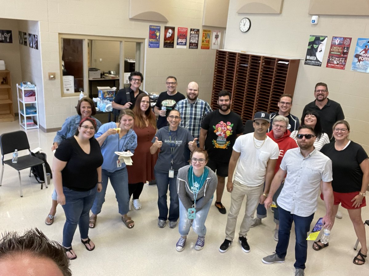 The <a href="/cvschools/">Chippewa Valley Schl</a> music teachers are ready to rock this year!! So glad to have the time to work, collaborate, and plan together! We are so excited to welcome so many new teachers to the team! we are excited to welcome students back to the music rooms!

#MakeMusic
#SingYourFacesOff