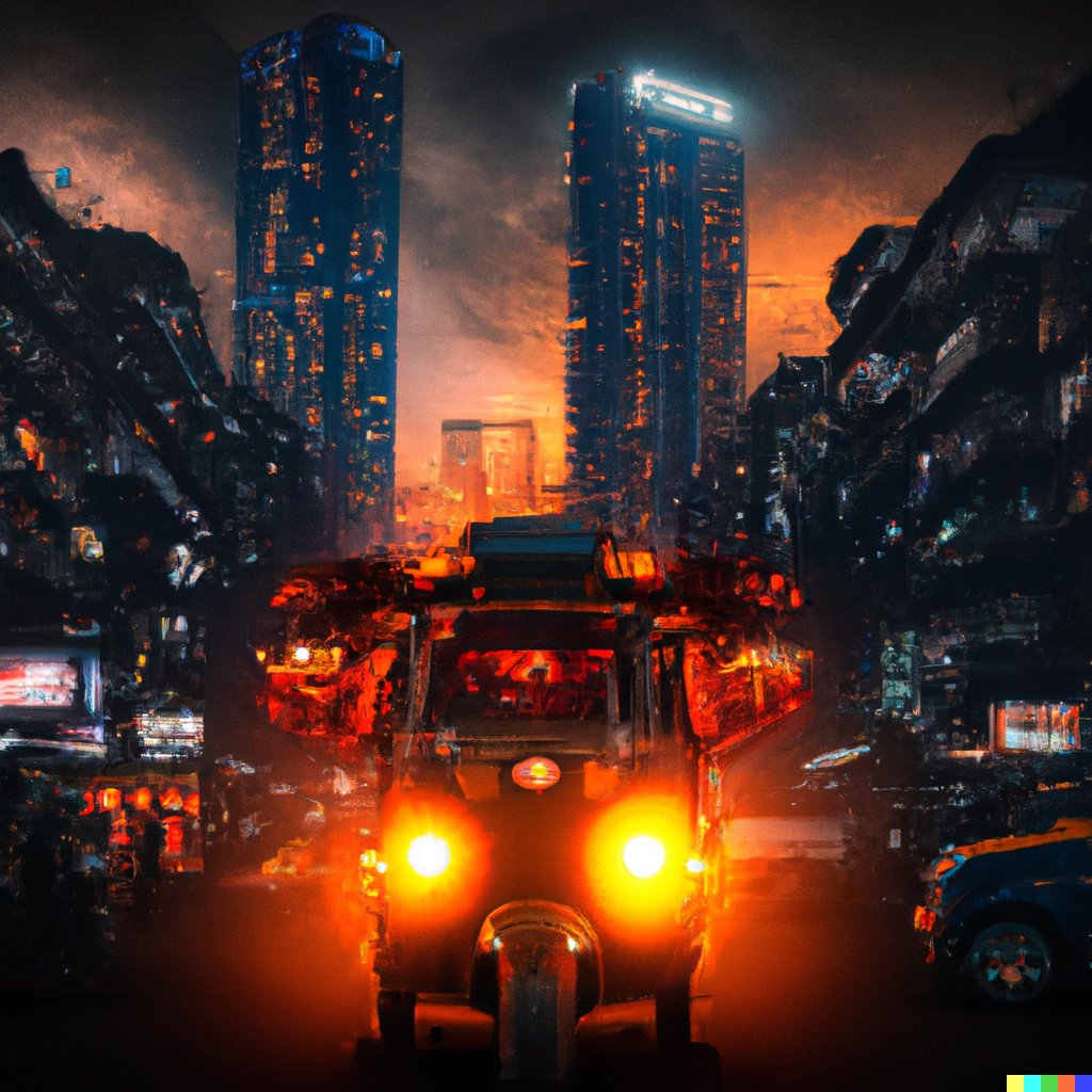 Cyberpunk India Vibes - An Eclectic Electric Execution Exquisitely Extracted By DALL-E 2 Generative AI tools #aiart #india #sciencefictionart