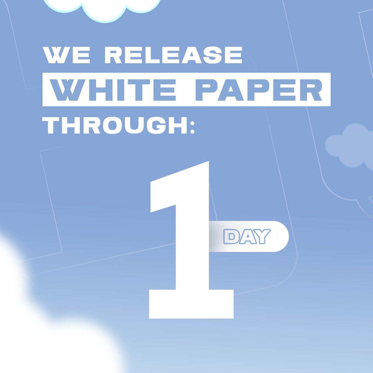 communityofbro's tweet photo. 1 DAY LEFT BEFORE THE WHITE PAPER RELEASE! 💌💌
.
.
#nft #collectibles #OpenSeaNFT #nftcommunity #cbc #whitepaper
10 с https://t.co/02MppgdRFw