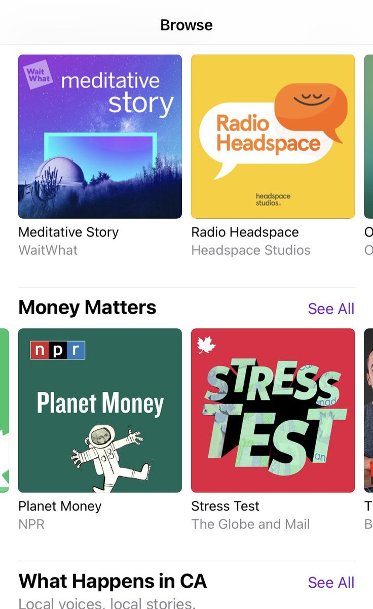 👀 Stress Test is now featured in <a href="/ApplePodcasts/">Apple Podcasts</a> Money Matters section next to my other favourite money pod 🤩 
Our new season launches this fall.