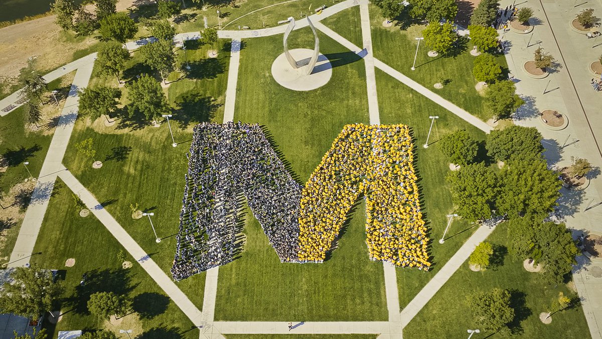 ucmerced's tweet photo. "After this," @ChancellorMunoz told students, "you will be part of UC Merced and UC Merced will be a part of you." Scholars Bridge Crossing is a symbolic start of the academic journey for first-year and transfer students. https://t.co/U9bPOHPRVR #UCMercedTraditions #UCMfirst https://t.co/GK2yjaC1M1