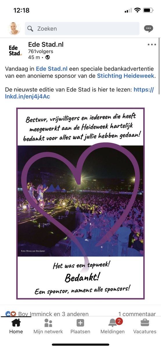 Wat een mooi gebaar! Hier worden we stil van 💜