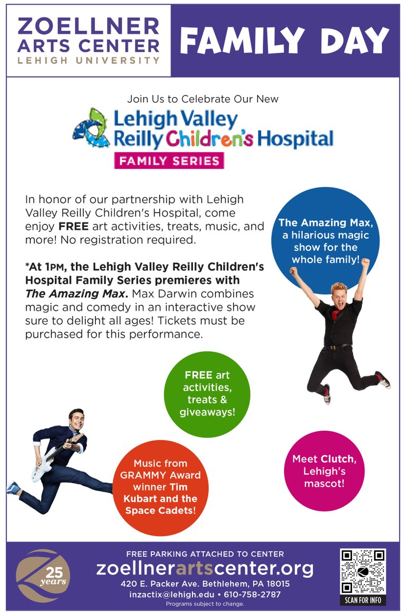 Zoellner Arts Center (@zoellnerarts) on Twitter photo Save the Date! Zoellner Family Day on October 8 at 11 am. <a href="/timkubart/">Tim Ayo Kubart</a> <a href="/lvhn/">Lehigh Valley Health Network</a> <a href="/maxdarwin/">Max Darwin</a> <a href="/kendalconrad/">Kendal Conrad</a> Save the Date! Zoellner Family Day on October 8 at 11 am. <a href="/timkubart/">Tim Ayo Kubart</a> <a href="/lvhn/">Lehigh Valley Health Network</a> <a href="/maxdarwin/">Max Darwin</a> <a href="/kendalconrad/">Kendal Conrad</a>