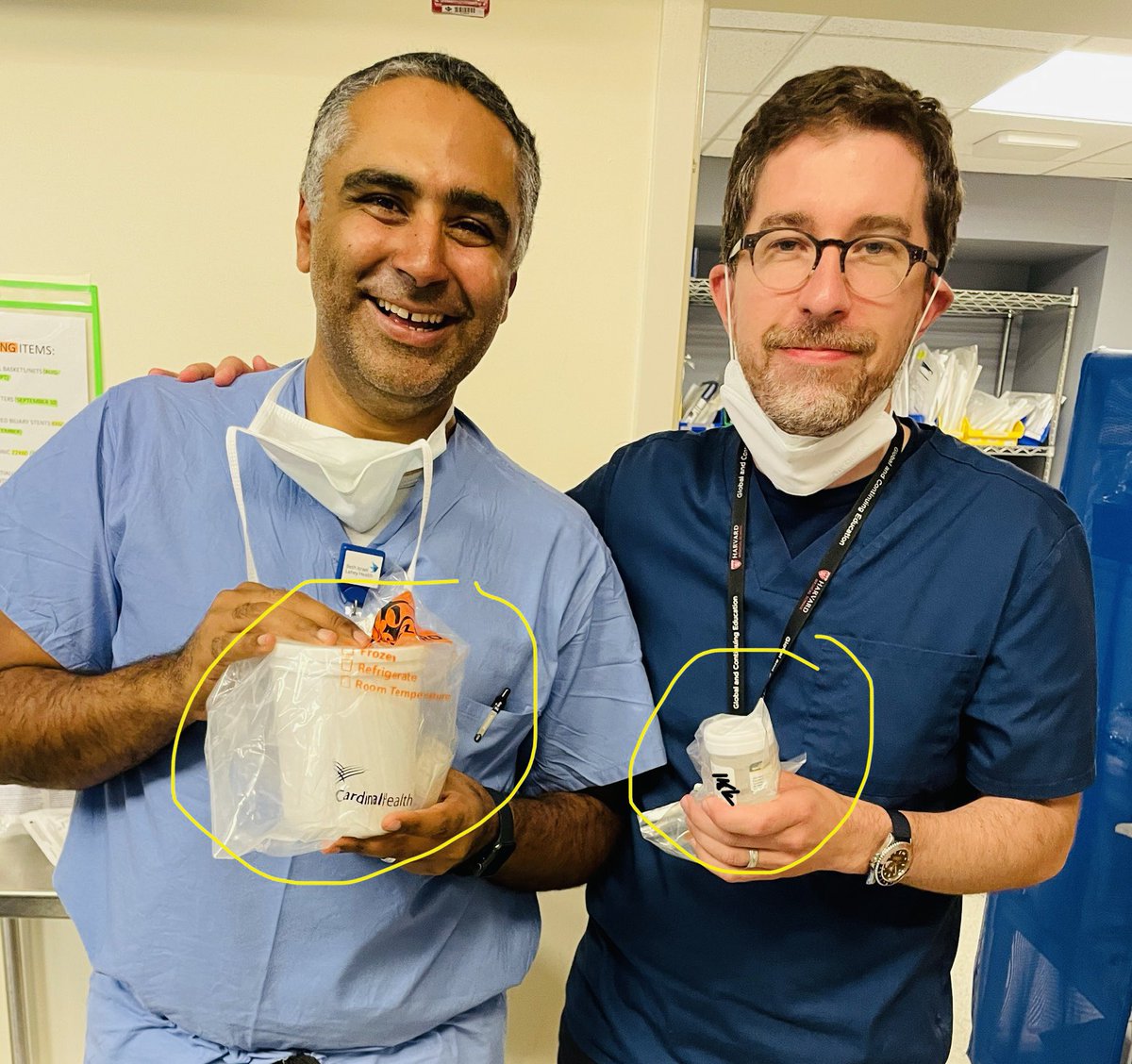 When your former advanced endoscopy fellow and now superstar @BIDMC_GI @harvardmed endoluminal surgery colleague smirks at your path specimen jar…. #ESD #thirdspace