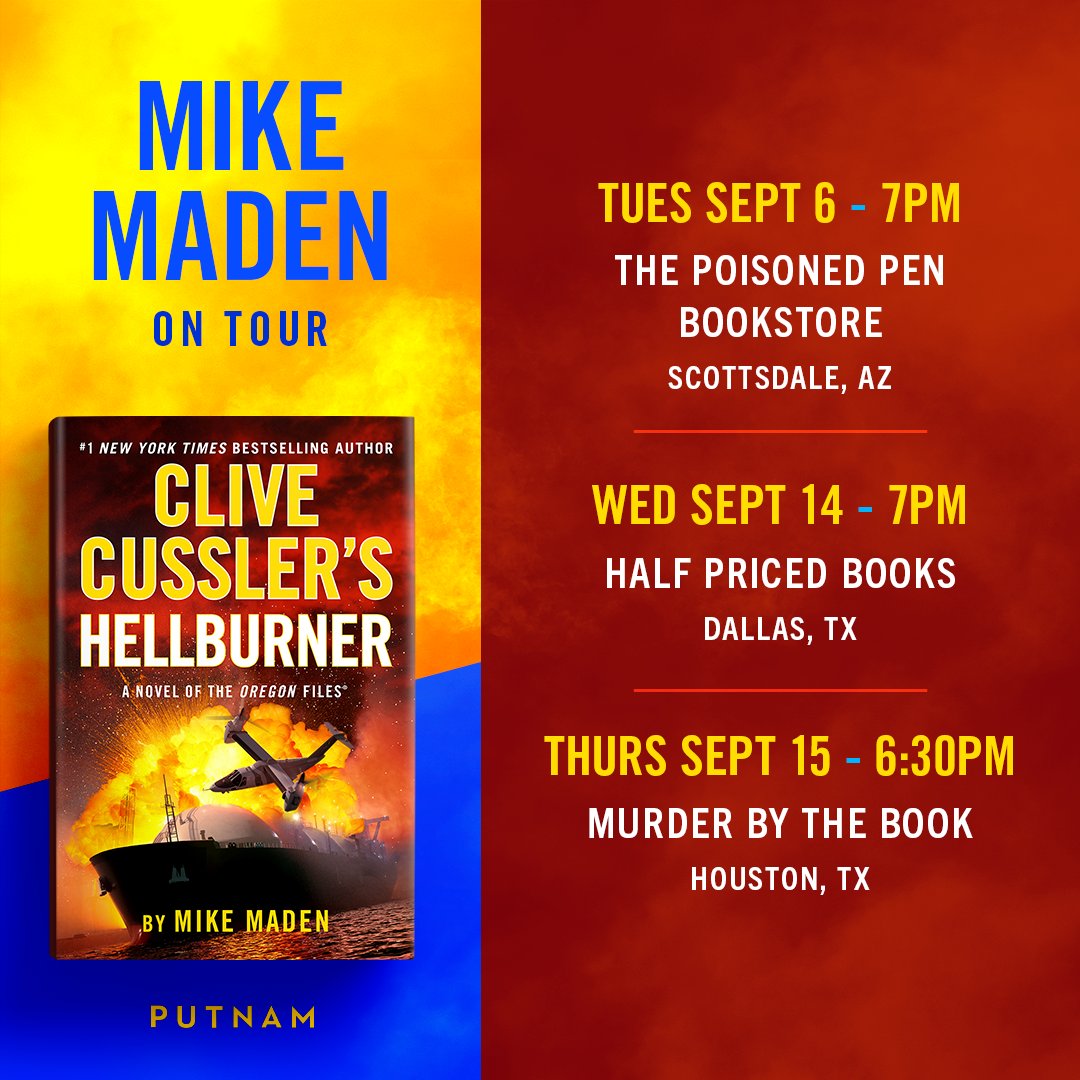 MikeMadenAuthor's tweet photo. The tour begins! Can't wait to see old friends and meet new readers. First stop: the amazing @poisonedpen! https://t.co/sxhTeLY5HB