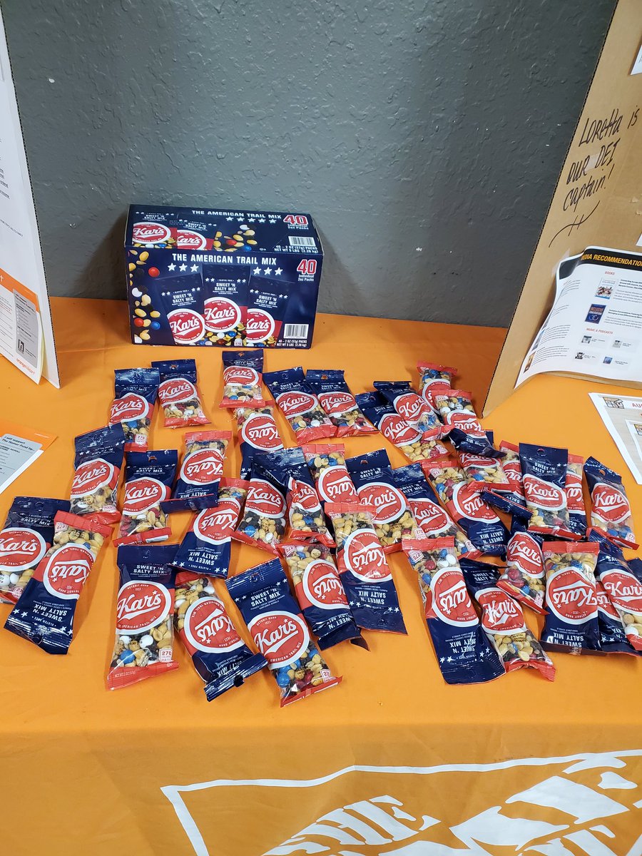 Carrie Halas ASDS #0248 (@carriehalas) on Twitter photo National trail mix day. Trail mix for our 248 associates. Enjoy. Thank you for all you do. <a href="/0248HomeD/">Home Depot 0248</a> #voa365 National trail mix day. Trail mix for our 248 associates. Enjoy. Thank you for all you do. <a href="/0248HomeD/">Home Depot 0248</a> #voa365