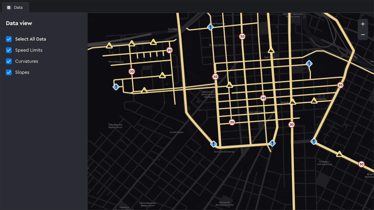Mapbox's tweet photo. Our new #ADAS SDK can run 👟with a very low resource footprint – enabling car makers 🚗 to integrate the solution into vehicles with no #navigation screen.🧭Find out how it also benefits drivers in rural areas. https://t.co/aebSqFXDQM https://t.co/S1jWBCwalA