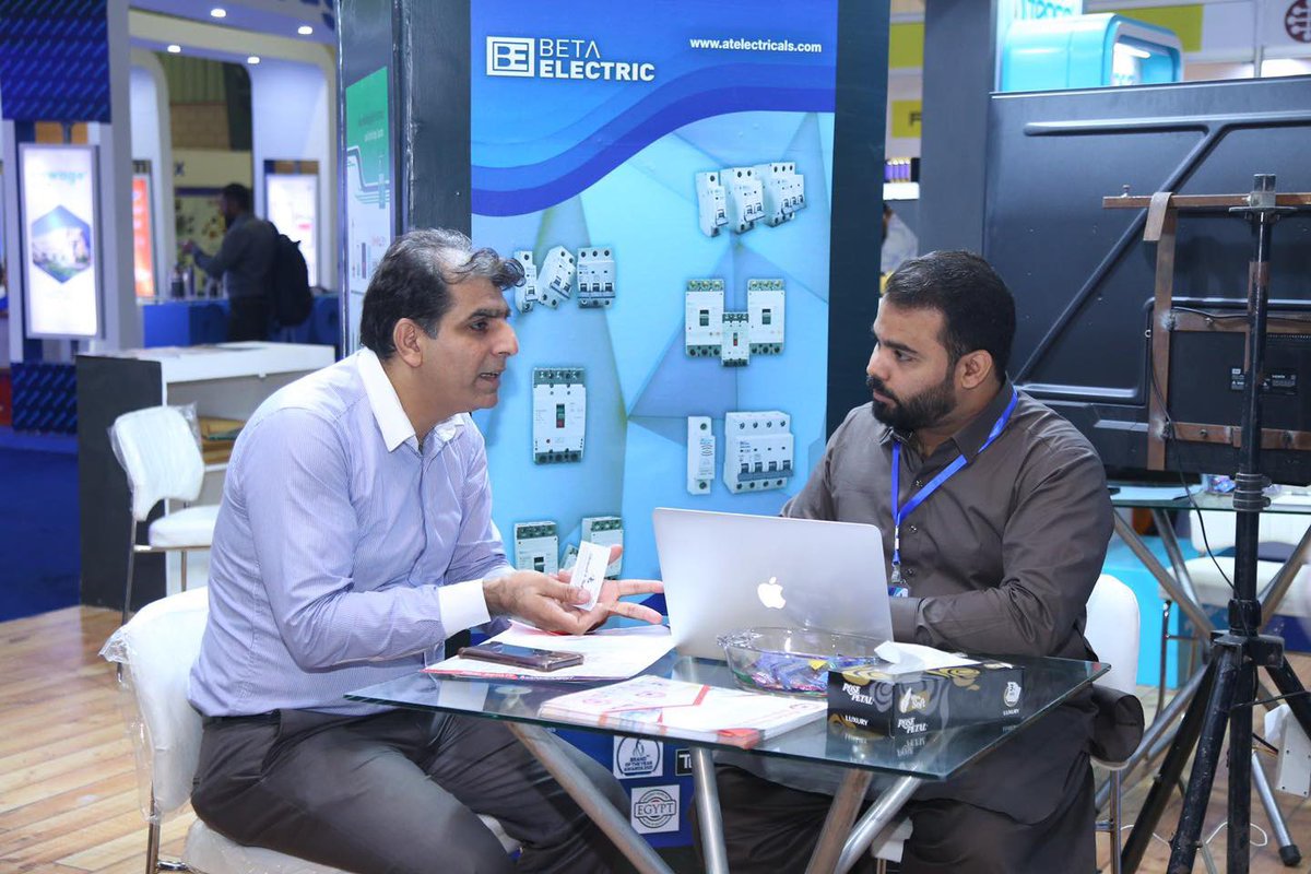 atelectricalsco's tweet photo. @FairIeeep DAY 2 
Biggest electrical exhibition in Pakistan 
Visit our stall F-40 Hall 6 at Expo Center Karachi #IEEEP #BadarExpoSolutions #BadarExpo #expocenterkarachi #BTV #atelectricals https://t.co/pw9XchSDTe