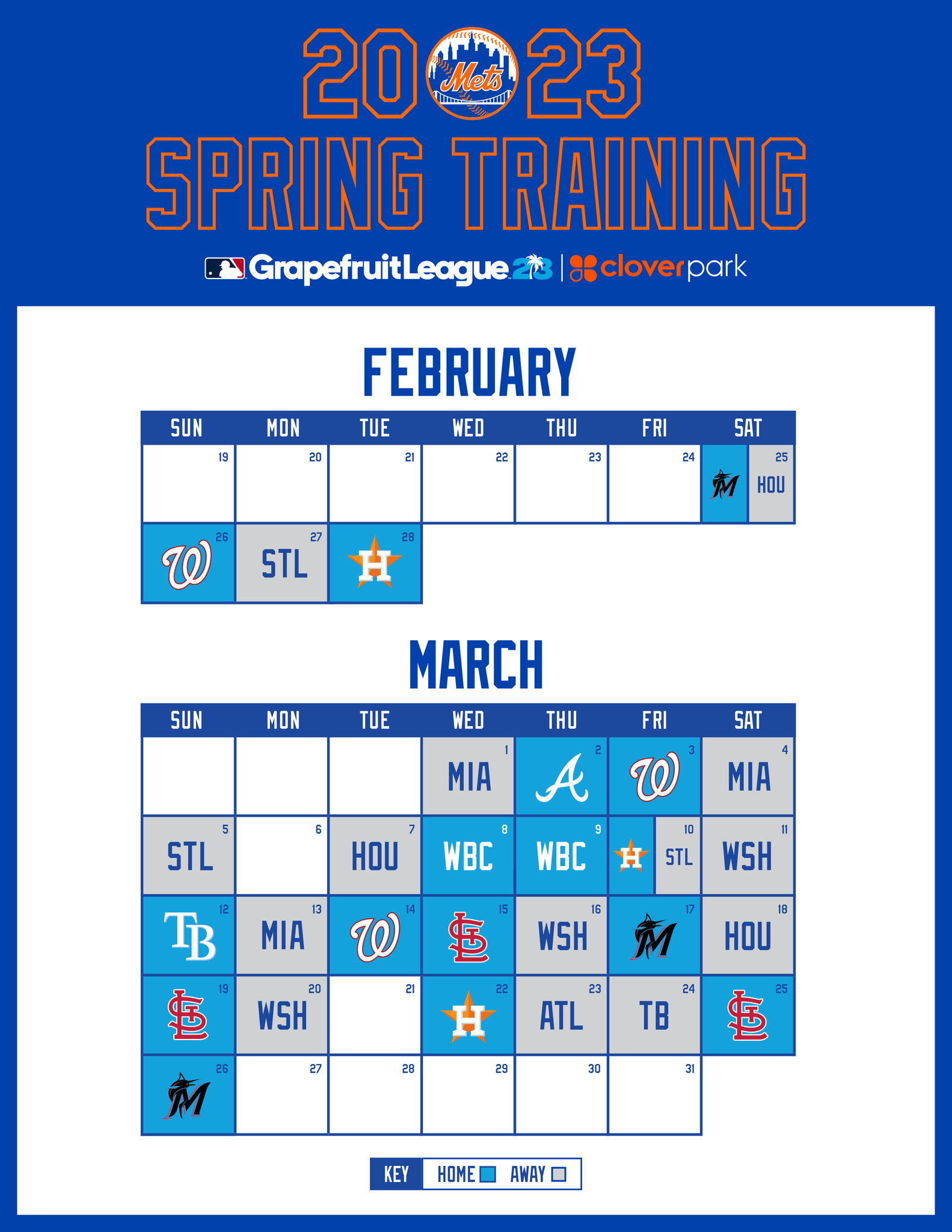 New York Mets on Twitter "Our 2023 Grapefruit League schedule is here