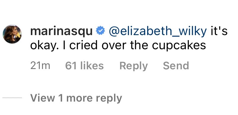 they had farewell cupcakes??1?1?1,1