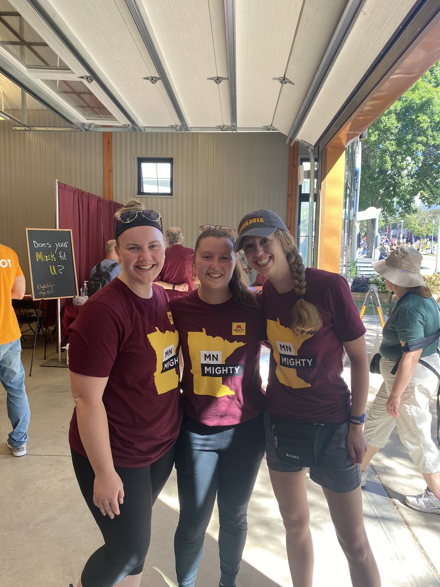 Division of Physical Therapy admin staff representing at the MN State Fair! #UMNproud