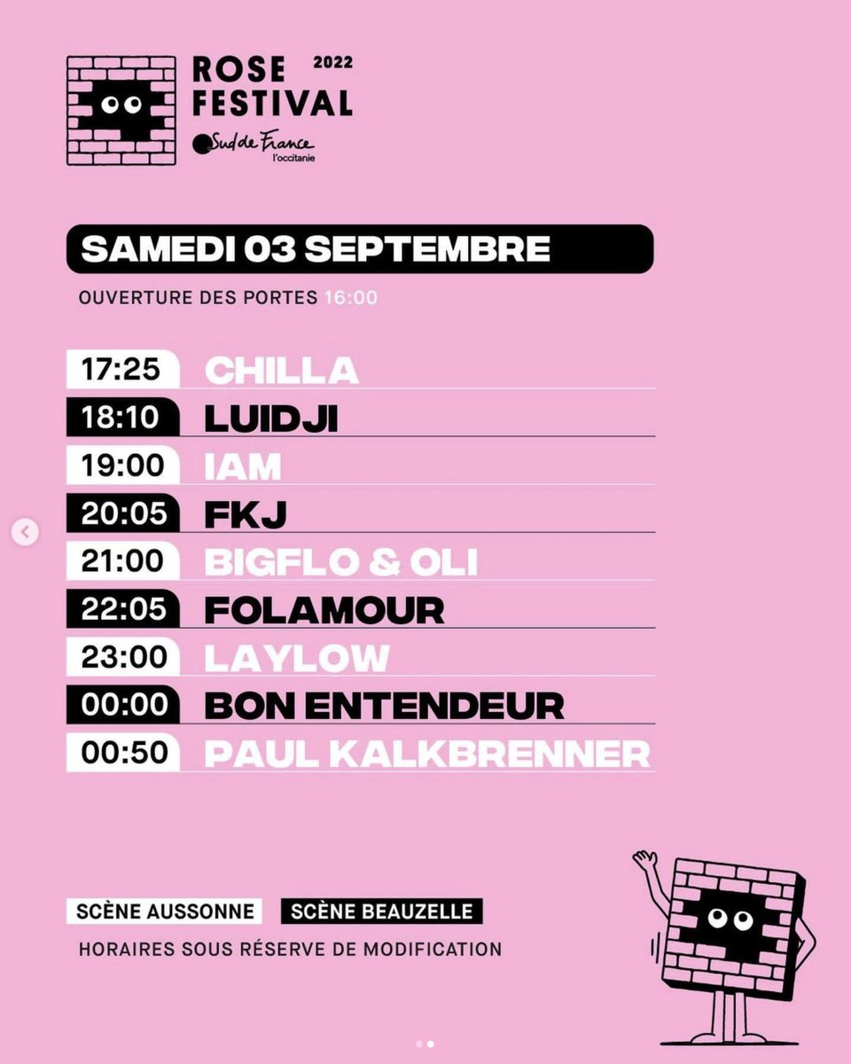 fs0c131y's tweet photo. 🚨 Giveaway Alert 🚨

Predicta Lab (@PredictaLabOff) est partenaire officiel du Rose Festival (@rose_festival31) qui se déroulera Vendredi et Samedi à Toulouse. Les 2 jours sont complet mais nous on a des places😉

Like👍, RT🔁et commente🙂ce post pour gagner 2 places. https://t.co/6sQj7grWWD