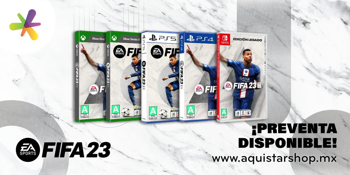 AquistarMX's tweet photo. Bienvenidos al Juego del Mundo 🌍 Bienvenidos a #FIFA23 

No te quedes sin tu juego, apártalo aquí 👉 https://t.co/HNZszURSUE https://t.co/JXWj9hQsdc