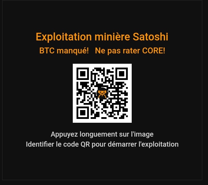 SANHONGOUMOUDJ3's tweet image. Recrutement de mineurs , veuillez scanner le code pour ne rien manquer de la monnaie qui vas révolutionné.
#CORE 
#miningCore 
#Satoshi