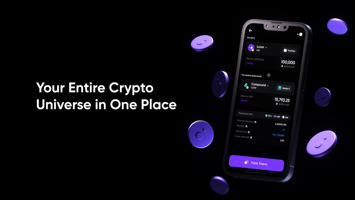 #Lunar is streamlining your entire crypto universe into a single, interconnected platform. Supercharge your DeFi portfolio with the only digital asset platform centralized around you. $LNR

Join the Launch List: rebrand.ly/92er4l5