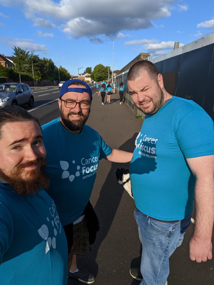 four_gears's tweet photo. The Four Gears team are out and about this evening in support of Cancer Focus Northern Ireland as part of the fundraising walk in memory of Jennifer Bennett.

In memory of Jennifer Bennett 💙

To donate -

https://t.co/edIKXRyJwY

#50to50challenge #awareness https://t.co/yPRuPGwPK0
