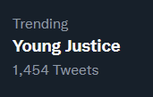 YJFanVids's tweet photo. So let's see if we've got this right: @hbomax and @wbd has no problem renewing shows if they think it'll turn a profit, so we have to ask why Young Justice hasn't yet been renewed.
I mean, they renewed #HarleyQuinn and we're trending!
So let's look at the facts: https://t.co/tQyCth7qT4