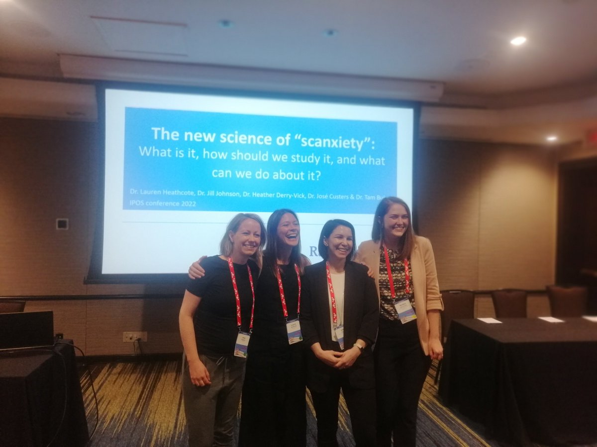Wonderful symposium about #scanxiety with <a href="/JoseCusters/">José Custers</a> <a href="/LCHeathcote/">Lauren Heathcote, PhD</a> <a href="/JillJohnsonPhD/">Jill Johnson</a> and @heather Derry. So many interesting findings that give food for thought. #ipos2022