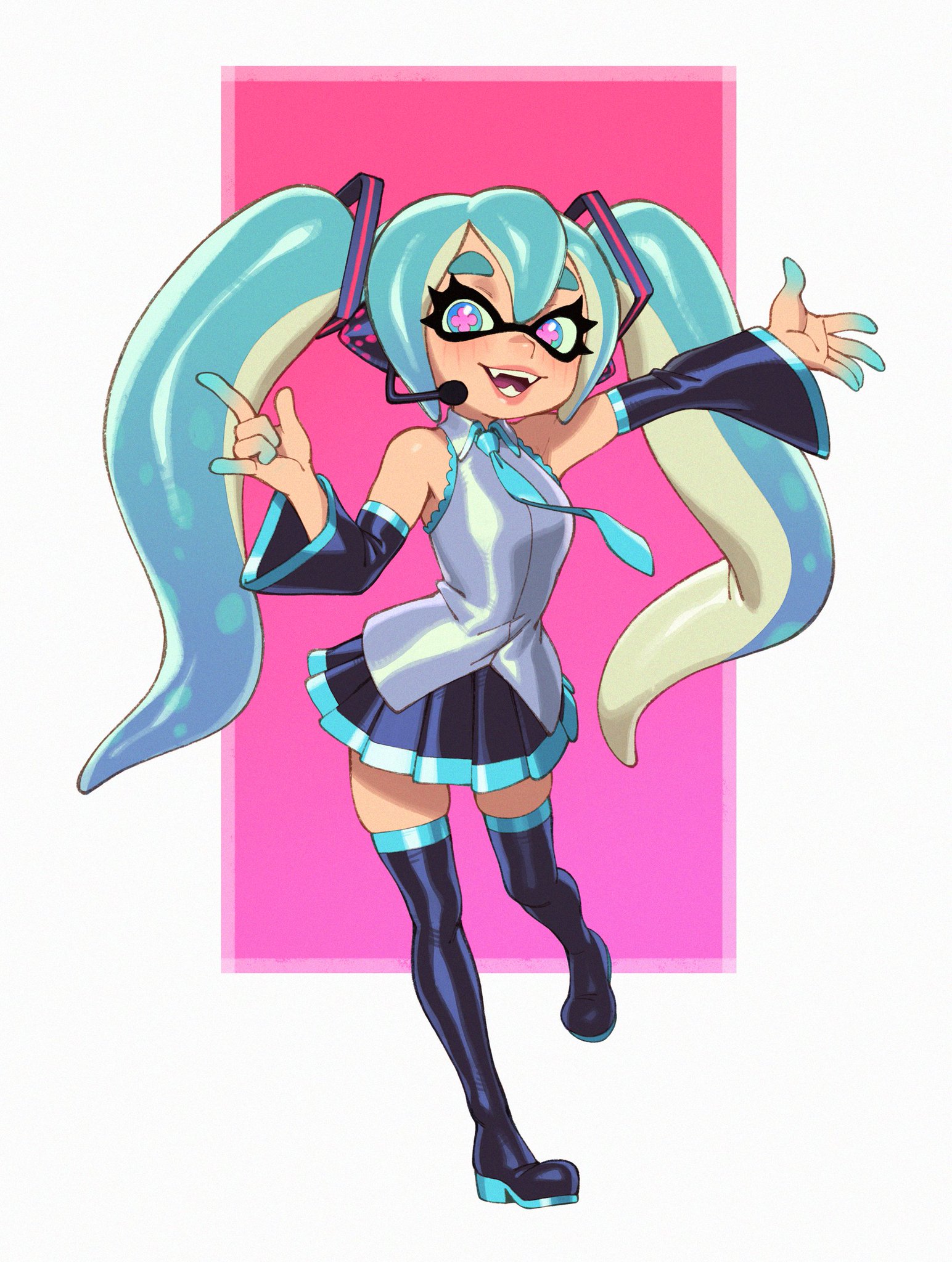 Riz draws lewd art 🔞 on Twitter "I also wanted to draw Splatsune Inku