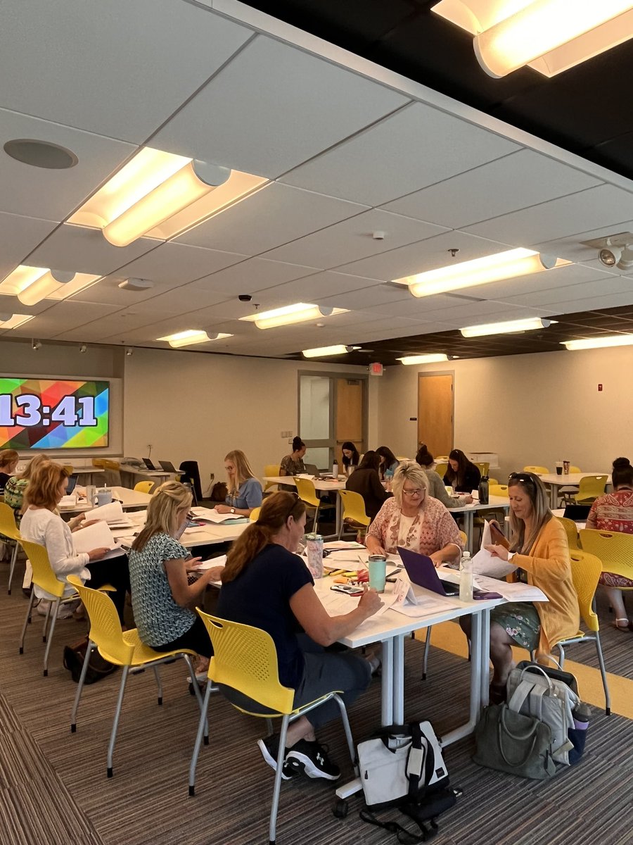 GJPS Grade 2 Cohort analyzing student writing for spelling features #gjps #tcrwp