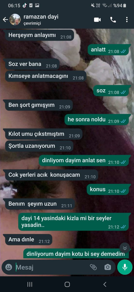 SOSYAL MEDYADA ZAMANINDA DİKKAT ÇEKMİŞ RAMAZAN GÜLOĞLU İSİMLİ ŞAHIS, KENDİ İTİRAFI İLE PEDOFİLİ OLDUĞUNU ONAYLADI. 50 YAŞINDAN BÜYÜK OLDUĞUNU DÜŞÜNDÜĞÜMÜZ RAMAZAN GÜLOĞLU, 14 YAŞINDAKİ BİR KIZLA İLİŞKİ YAŞADIĞINI İTİRAF ETTİ. #ramazangüloğlututuklansın