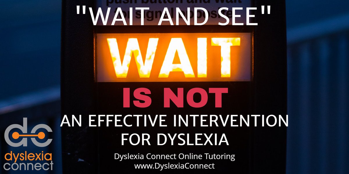Kids with dyslexia need a structured, phonics-based approach to reading. "Wait and see" is not an effective intervention for dyslexia.  If an instructional method has not been effective, more of the same will not help. DyslexiaConnect.com #dyslexia #ADHD #dysgraphia