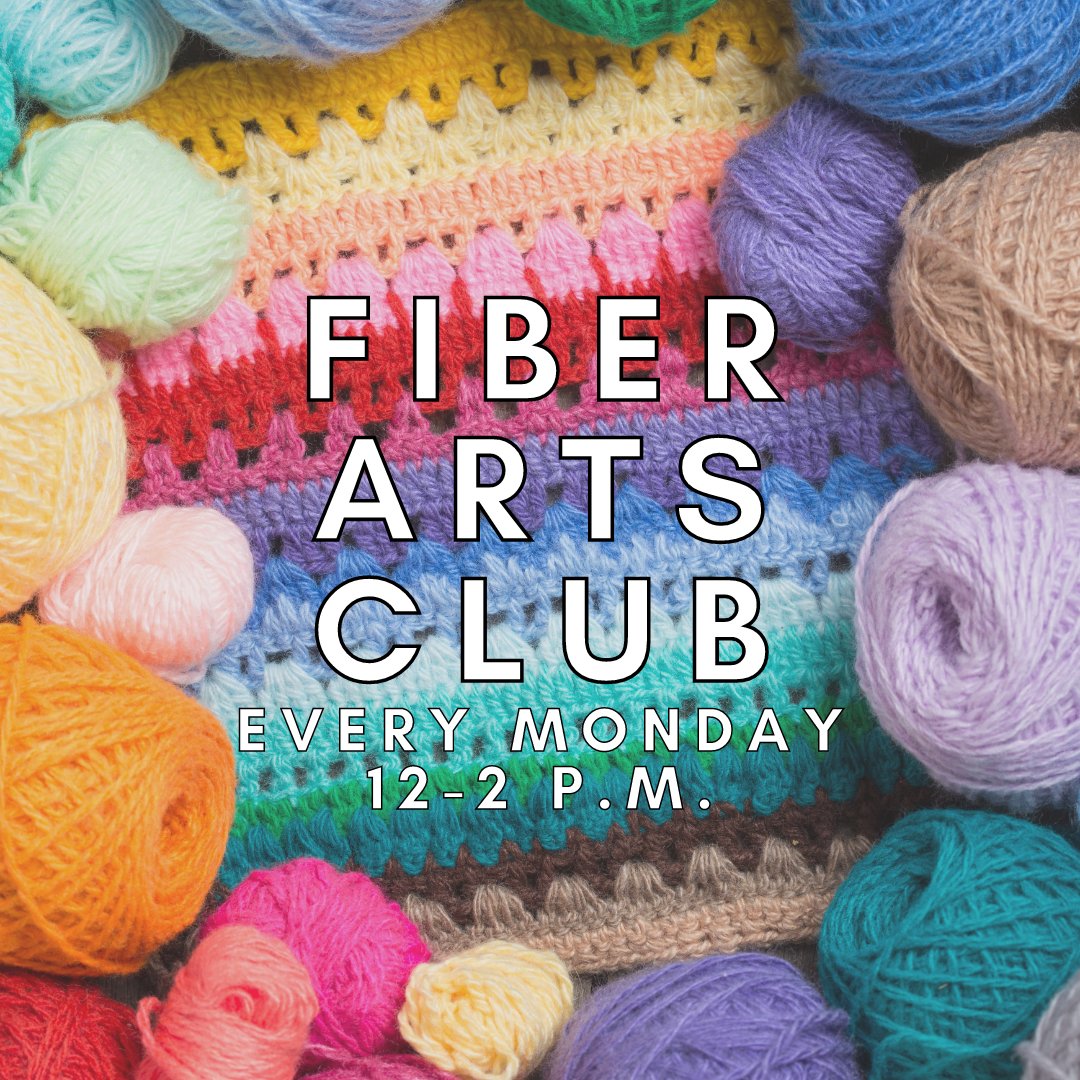 LaglibNY's tweet image. If you're looking for a community of local fiber artists be sure to join us every Monday (excluding holidays) from 12-2 p.m. in the community room. All experience levels are welcomed. No registration is required. 

#fiberarts #laglibny #mhls #hudsonvalleyny