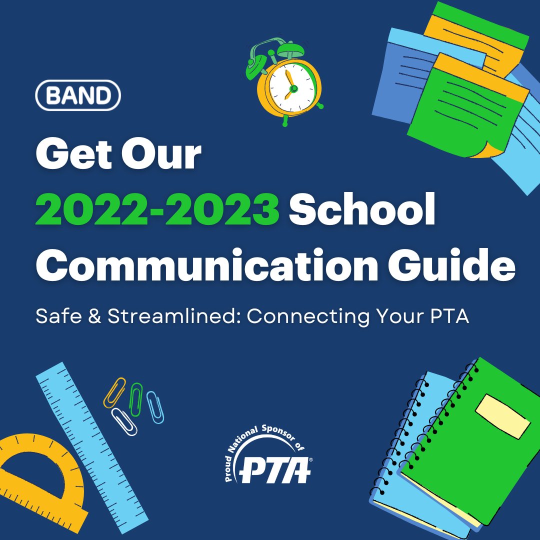 #sp Connecting your school community via technology can be a challenge. Thanks to <a href="/thebandapp/">BAND</a>, we've put together an Online School Communication Guide. Learn how your PTA, teams, clubs, and classes can connect easily on a safe platform for free! 👉bit.ly/bandschoolguide