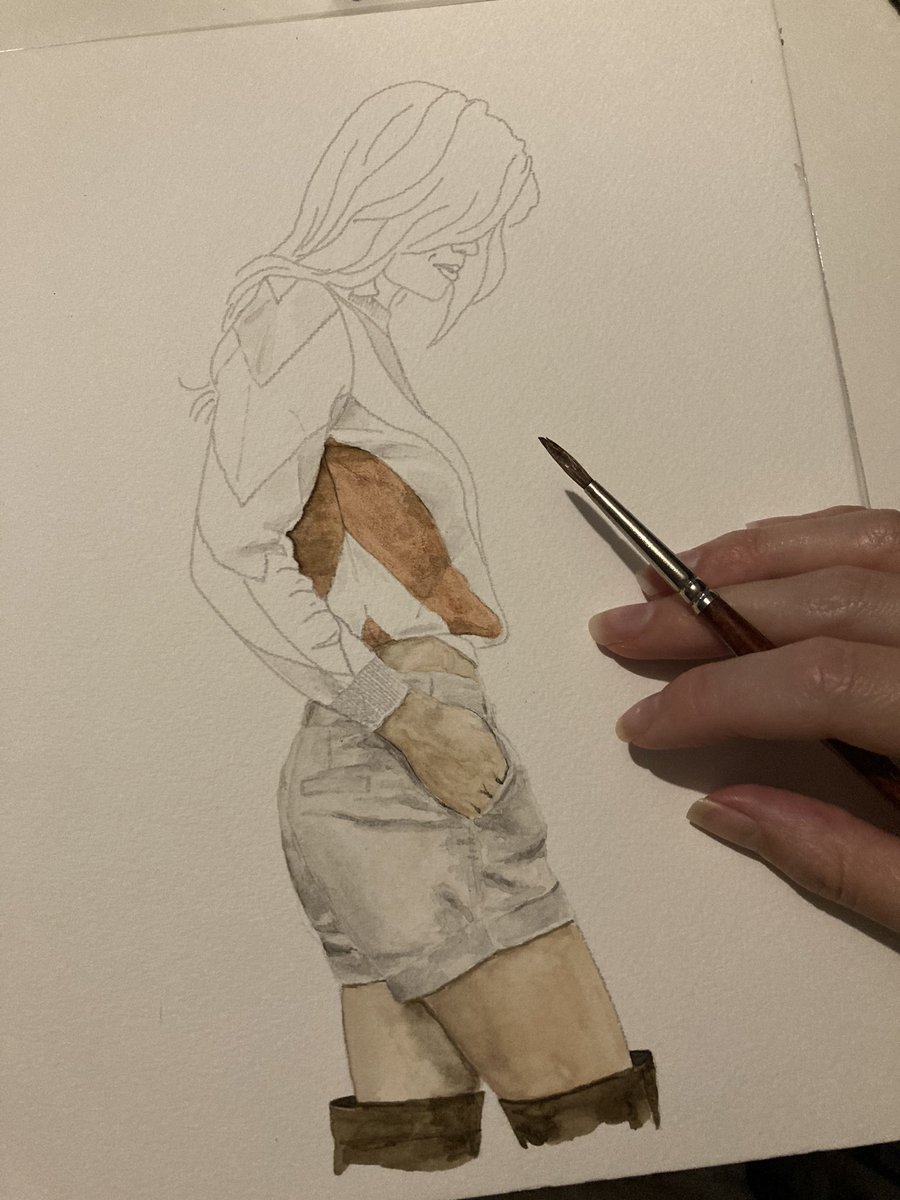 Latest work in progress #wip #artwip #WorkinProgress #fashionart
