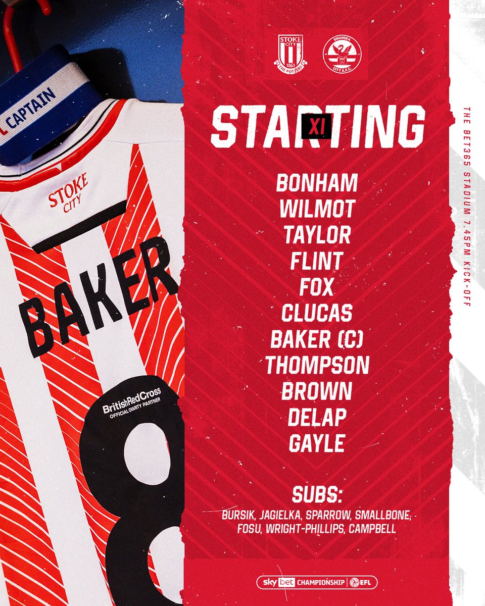 Your starting XI against The Swans 🦢