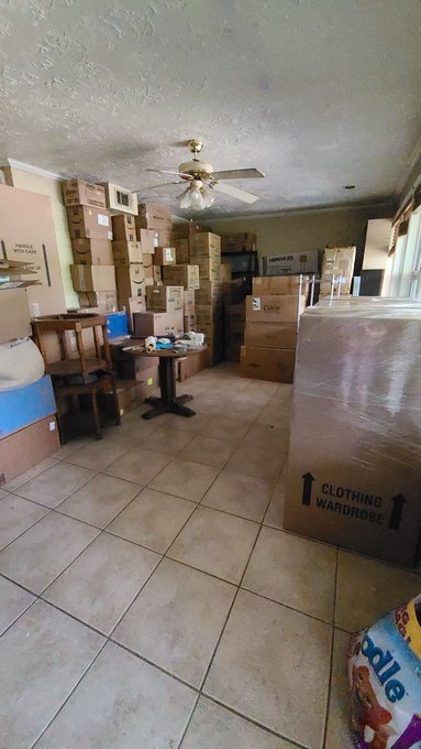 Some people are doubting I'm moving, claiming I'm begging for money. Here is what my house looks like