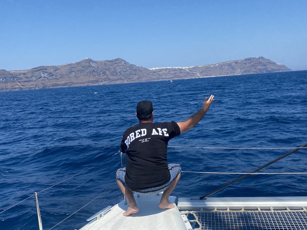 Asaf_Tsur's tweet photo. Adiós Santorini, Let the ride continue @BoredApeYC https://t.co/UZWNtjLaxq
