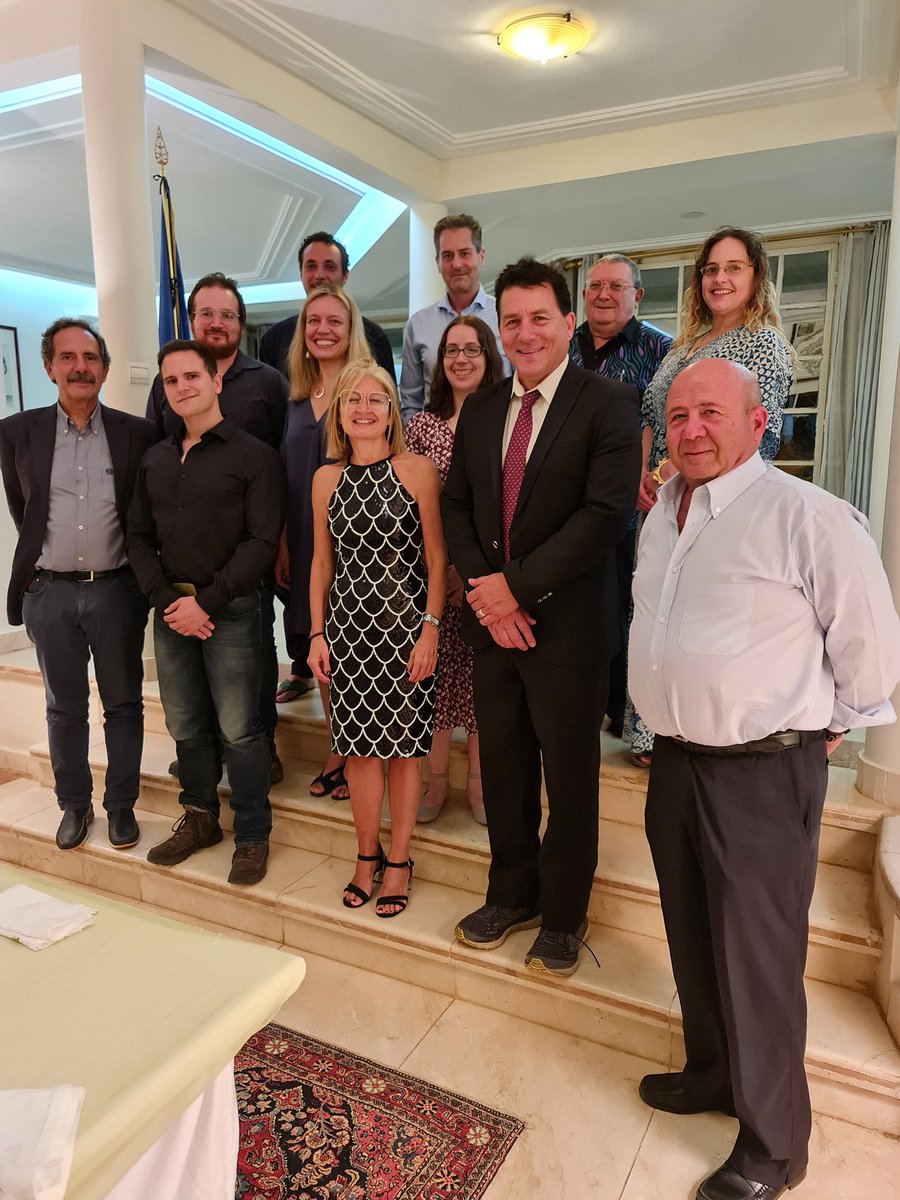 Amb <a href="/GattoEmilia1/">Emilia Gatto</a> with <a href="/PaulCSereno/">SerenoRaptor</a> and his <a href="/HeritageNiger/">NigerHeritage</a> team 2022   presenting breathtaking project for giving #Niger🇳🇪 the role it deserves as African paleontological hub.

Great meeting also ornithopod dinosaurs expert #FilippoBertozzo 🇮🇹 <a href="/Paleofolk/">Filippo Bertozzo, PhD</a>

<a href="/EmbEspNiger/">Embajada de España en Níger</a> <a href="/actuniger/">ActuNiger</a>