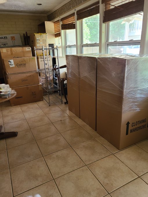 Some people are doubting I'm moving, claiming I'm begging for money. Here is what my house looks like