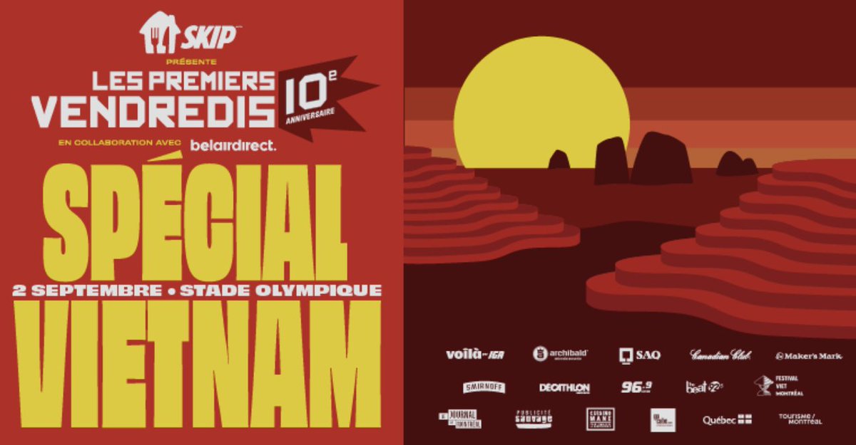 Monmontreal's tweet photo. La culture vietnamienne sera mise à l'honneur pour l’avant-dernière édition des Premiers Vendredis qui revient au @parcolympique. De nombreux commerçants et artistes vous feront découvrir leur culture sous la thématique : la Rue Culturelle.

On s'y voit? 😊

#Montréal #MTLmoments https://t.co/YzKirZTrzg