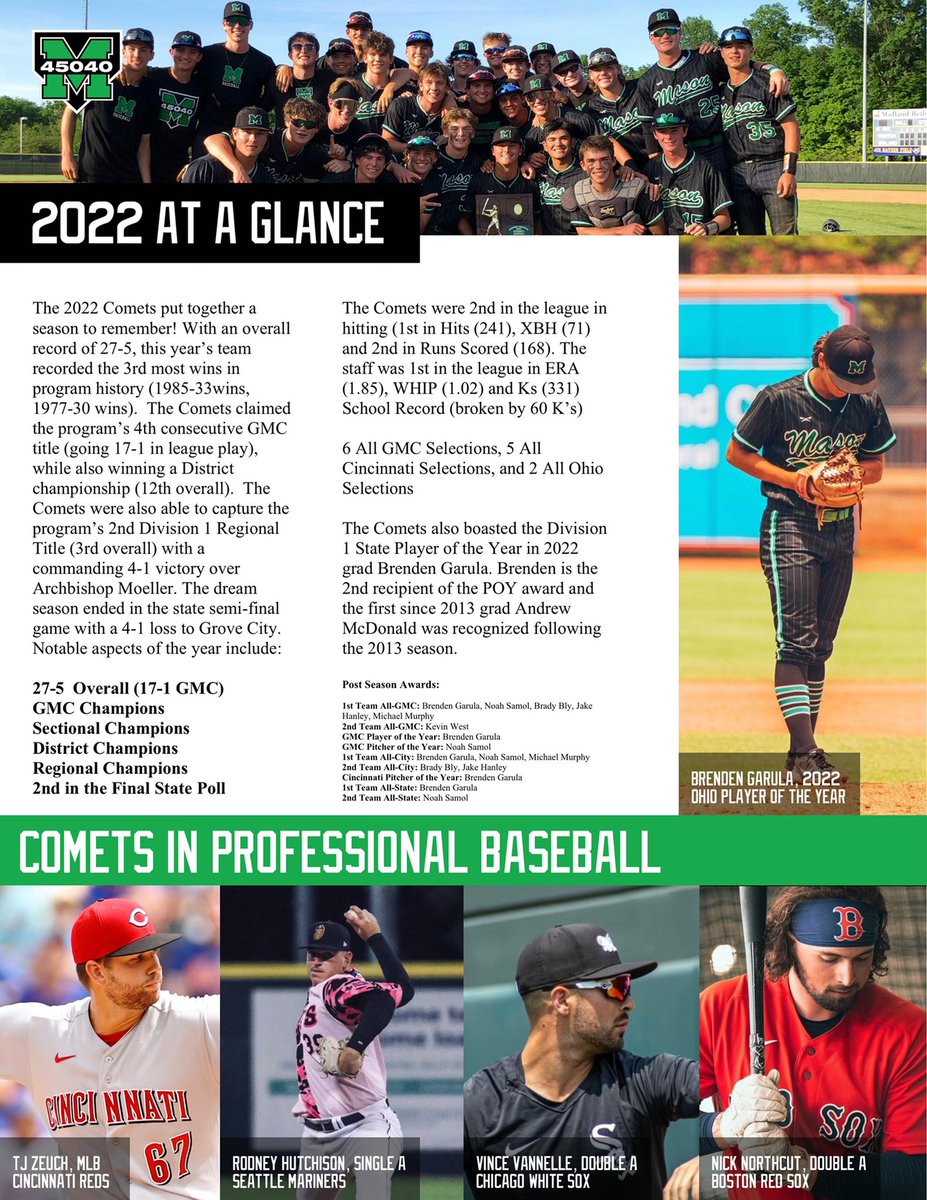 Mason Comets Baseball tweet media