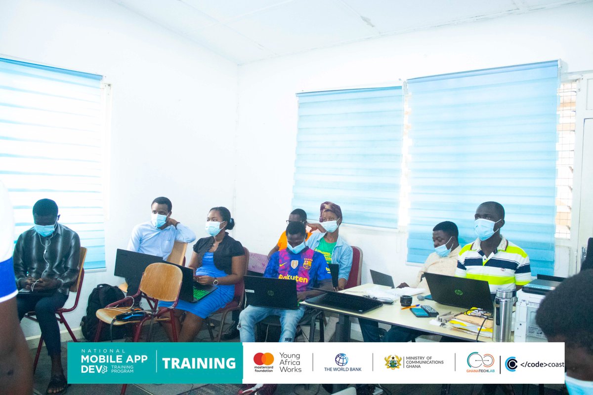coast_code's tweet photo. Trainees had an in-house pitch today in preparation for the Local Startup Summit.
Though it was the second pitch experience at the hub, trainees did a good job.
Best wishes to all the teams ahead of Friday's event.
#GTLbaseprogram
#mobileappdevelopment
#youngafricanworks https://t.co/mYJOuZHxzk