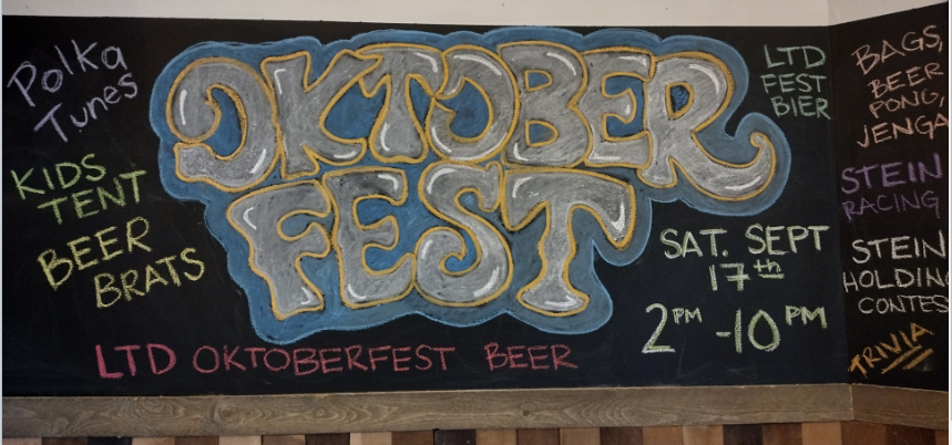 Join us Saturday September 17th for LTD OKTOBERFEST!!
