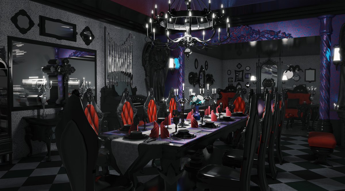 kuhuo_88's tweet photo. Gothic Dining Room via @artstationhq https://t.co/eFCdBi5Dlu 
#Goth #Gothic #ROOM https://t.co/A2cs0VO6hY