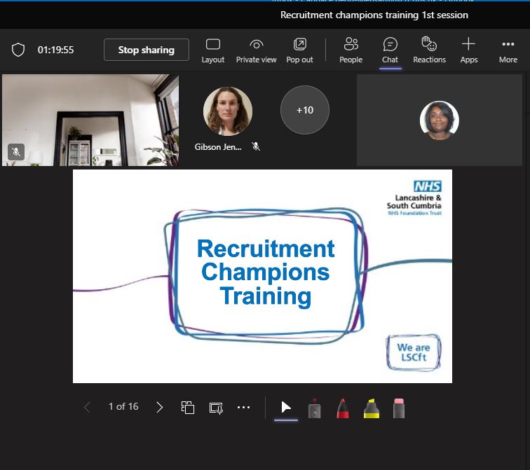 BeduMensah's tweet photo. Last week was a success for our first Recruitment Champions Training. We are ensuring that our Panels are diverse @WeAreLSCFT and empowering our panellist to challenge bias and unfair practice. No tokenism but real influence #notickboxes @fazk_1 @LscfTequality @LSCftCulture https://t.co/3Cjf9OkSDv
