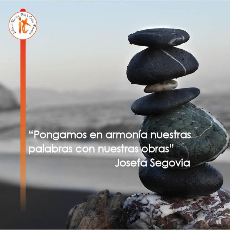 feangelesgalino's tweet photo. “Pongamos en armonía nuestras palabras con nuestras obras”. Josefa Segovia
#Conecta2ContiGO #RedCentrosIT #colegio #educación #espiritualidad #josefasegovia https://t.co/FyopzWZFf2