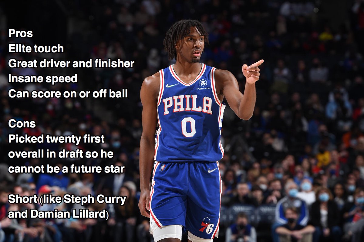 TrillBroDude's tweet image. Tyrese Maxey scouting report