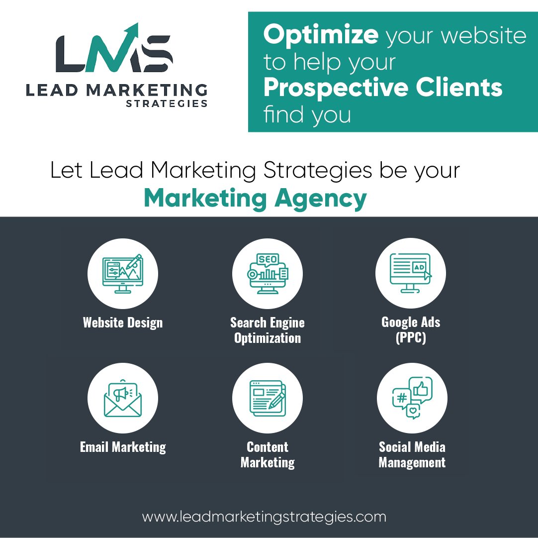 LeadMarketingSt's tweet photo. Lead Marketing Strategies specializes in Search Engine Optimization , ultimately allowing you to get in front of your target audience. Having a website is the start of getting your brand out there, but driving the traffic to your site is our specialty.
https://t.co/uS0zlkjhua https://t.co/TMlQgrSukO